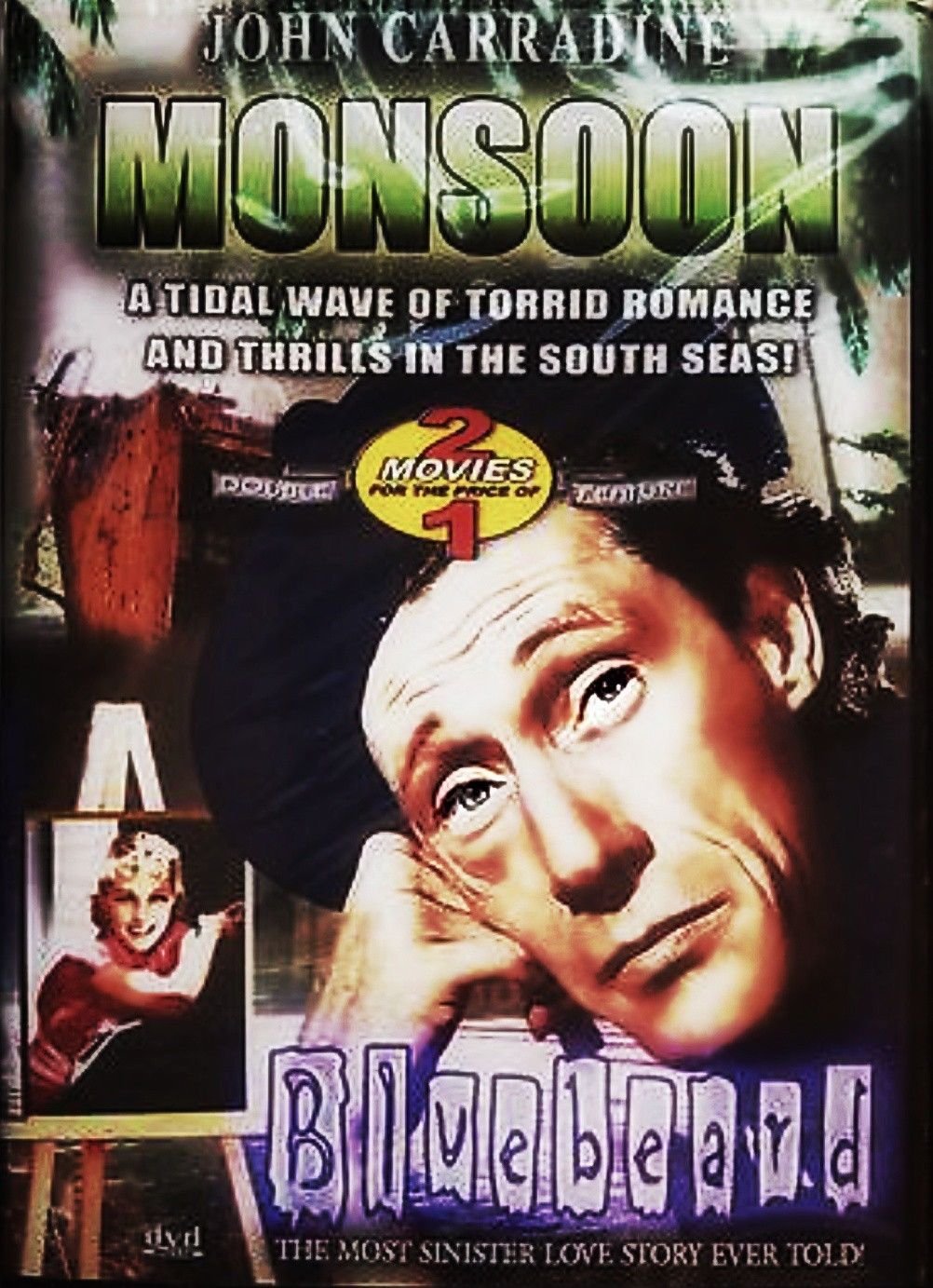 John Carradine - Bluebeard / Monsoon double feature [1943/1944]