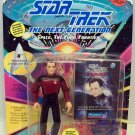 PLAYMATES STAR TREK TNG Q ACTION FIGURE w/ SPACE CAP (New In Package)