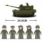 WW2 American Military Base Tank Soldiers Minifigures Boys Gift Idea