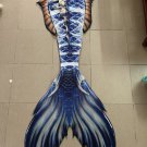 2019 Blue Mermaid Tails for Swimming with Monofin for Kids Woman Gift for Her