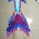 Purple Rainbow Mermaid Tails for Swimming with Monofin Cool Gift for Her