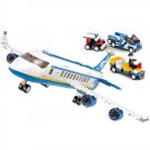 New York City Airport Passenger Plane Pilot Minifigures Building Toy