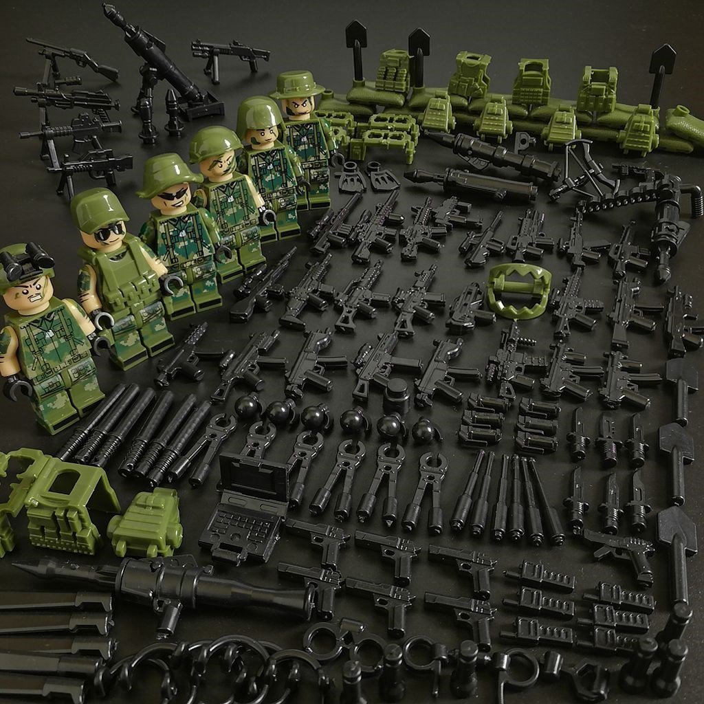 lego camouflage minifigures