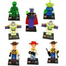 Buzz Lightyear Alien Jessie Woody Minifigures Lego Compatible Toy Story 3 set
