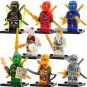 Lloyd Kai Jay Cole Zane minifigures Lego Compatible Ninjago set