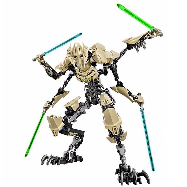 Big General Grievous Minifigures Lego Compatible Star Wars Jedi Warrior