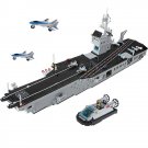 Navy Aircraft Carrier Fighter Jet Plane War Soldier Lego Compatible Military set
