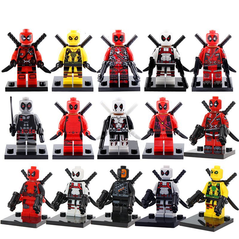 Deadpool Minifigures set Lego Compatible X-Men Minifigure