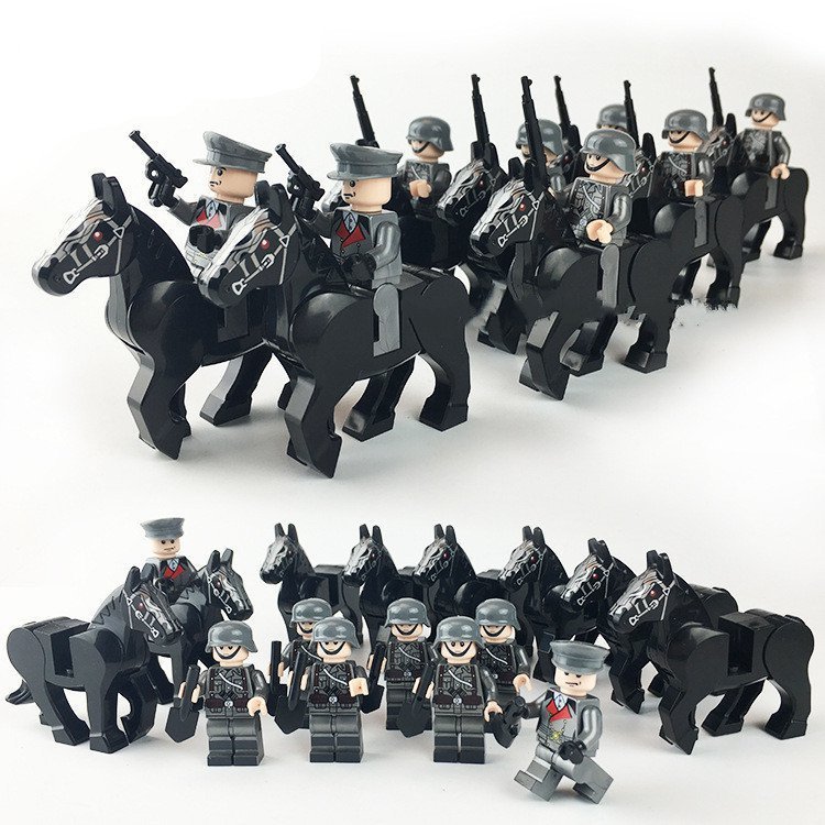 German 8th SS Cavalry Division Minifigures Lego Compatible WW2 German set