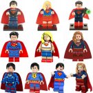 Superman Supergirl Minifigures Lego Compatible Superman Set