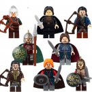 Aragorn II Theoden Faramir Gondor soldiers Minifigures Lego Compatible The Lord of the Ring set