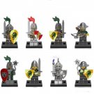 Medieval Knights Minifigures Dragon Kingdoms Knights Warrior Lego Compatible Medieval Knights set