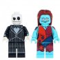 Jack Skellington Sally Minifigures Lego Compatible Halloween Minifigure