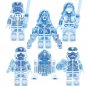 Transparent Star Wars Minifigures Darth Vader R2D2 Imperial Stormtrooper Lego Compatible Toy