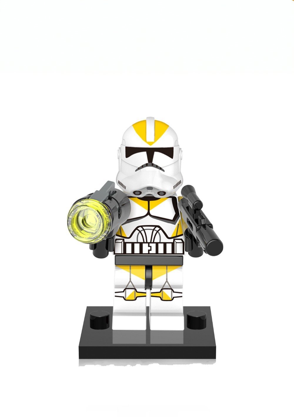 Star Wars Yellow Utapau Storm Clone Troopers Mini Figures use with lego 1 Jedi 