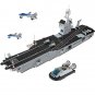 US Nuclear Aircraft Carrier Fighter Jet Lego Compatible Military Aircraft Carrier