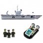 US Nuclear Aircraft Carrier Fighter Jet Lego Compatible Military Aircraft Carrier