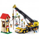 Spider Crane Crane Vehicle Minifigures Lego Compatible City Rescue