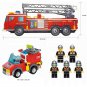 America Fireman Truck Fire Fighter Minifigures Lego Compatible City Rescue