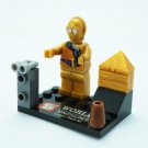 C-3PO Minifigures Lego Compatible Star Wars Rebel A-Wing Starfighter C3PO