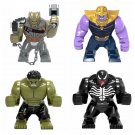 Thanos Black Dwarf Venom Hulk Minifigures Lego Compatible Avengers Minifigure