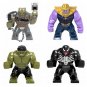 Thanos Black Dwarf Venom Hulk Minifigures Lego Compatible Avengers Minifigure
