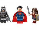 Batman Superman Wonder Woman Minifigures Lego Compatible Justice League Super Heroes Set