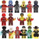 16pcs Flash Comics Minifigures Lego Compatible DC Super Heroes The Flash Minifigure