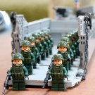 America Higgins Landing Craft soldier Minifigures Lego Compatible WW2 Landing Craft
