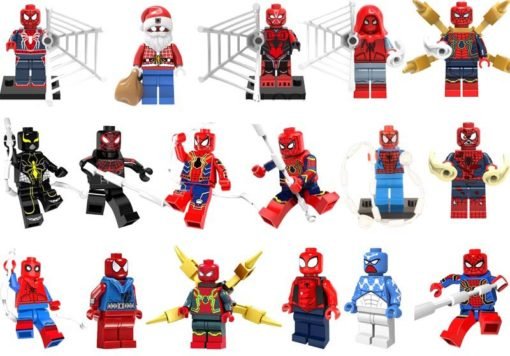 17pcs Spider-Man movie character Minifigures Lego Compatible Super Heroes Set
