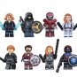 Black Widow Taskmaster Crimson Dynamo Red Guardian Minifigures Lego Compatible Black Widow 2020