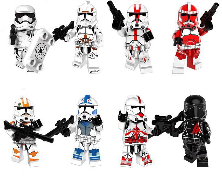 New Clone Troopers army Minifigures Lego Compatible Star Wars 2020