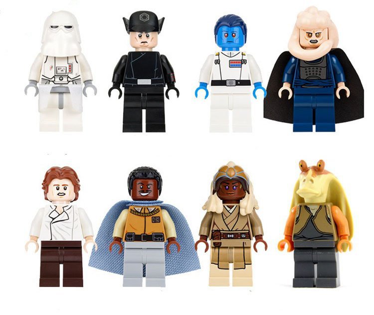 Thrawn Jar Jar First Order Snowtroopers Minifigures Lego Compatible Star Wars First Order