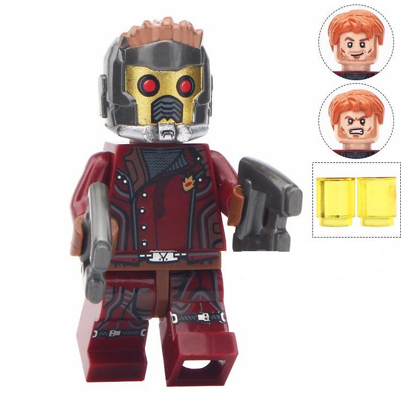 Star-Lord Minifigures Lego Compatible Guardians of the Galaxy Minifigure