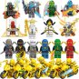 Gold Ninjago Motor Minifigures Lego Compatible 2020 Ninjago Set