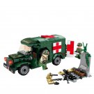 Military Ambulance Medical vehicle Minifigures Lego Compatible WW2 Ambulance
