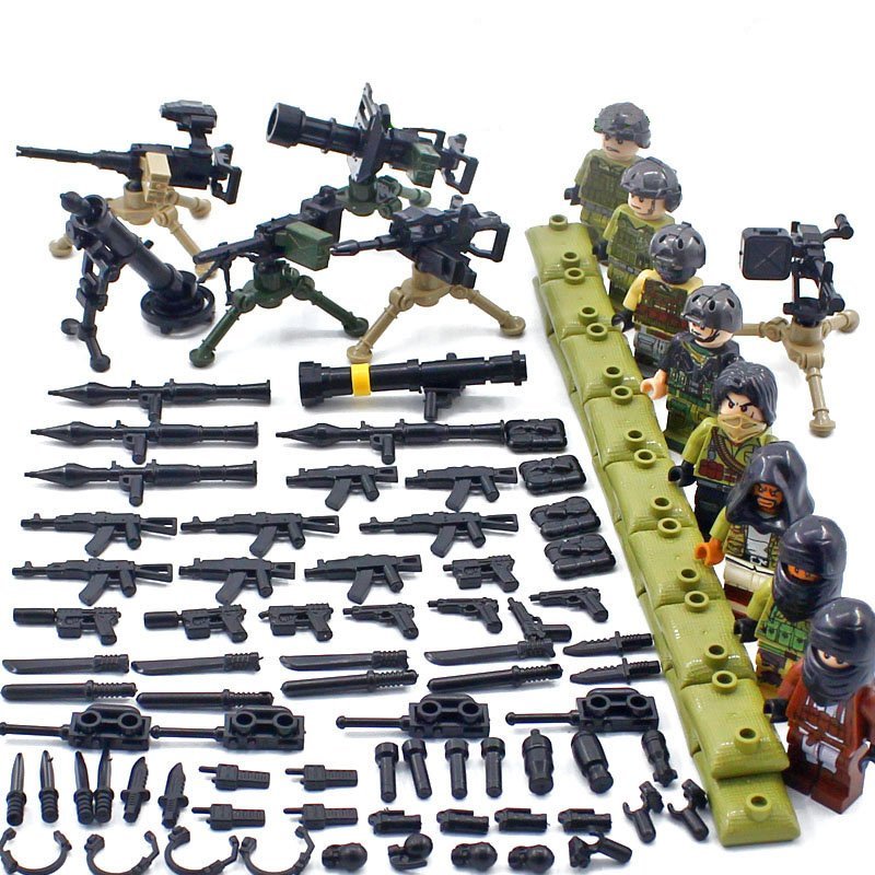 America Zero Dark Thirty SEAL Team SIX Minifigures Lego Compatible Military Set