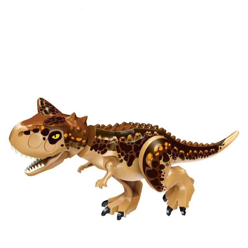 lego carnotaurus dinosaur chase