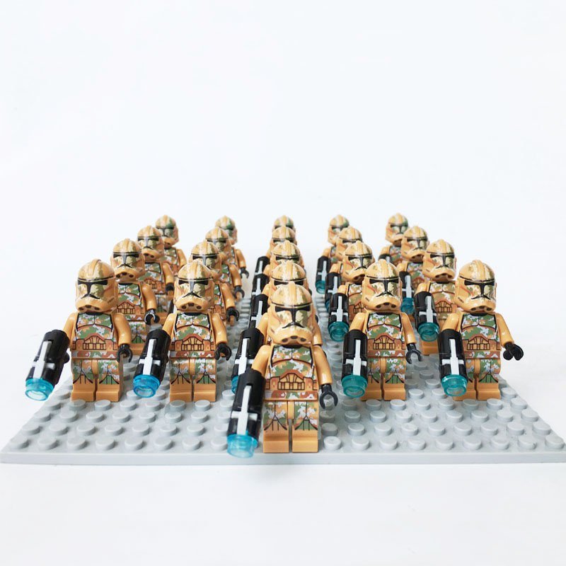 Geonosis Clone Troopers Minifigures Lego Compatible Star Wars Set