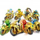 Gold Ninjago motorcycle Minifigures Lego Compatible Ninjago Movie 2020