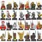 28pcs Medieval Soldier Crusades Sparta Roman Minifigures Lego Compatible Minifigure set