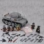 German LT-38 Tank army Minifigures Lego Compatible WW2 Tank Base