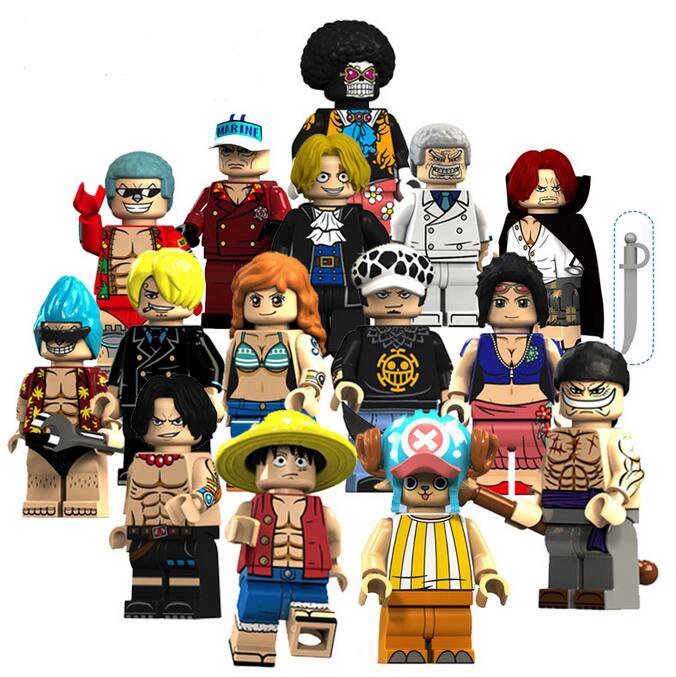 One Piece character D. Luffy Tony Chopper Minifigures Lego Compatible ...