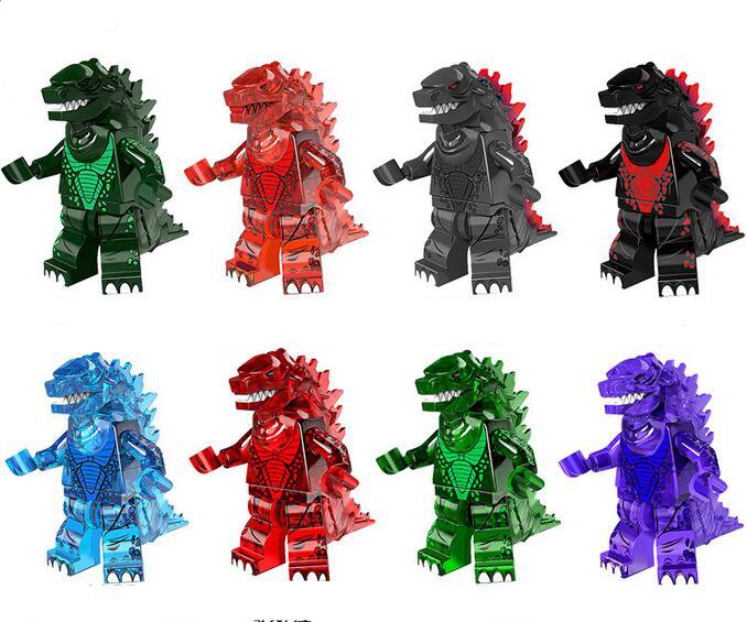lego minifigures godzilla