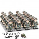 24pcs Camouflage Parachutists Minifigures Lego Compatible WWII military set