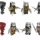 Predator Alien Minifigures Lego Compatible movie Set
