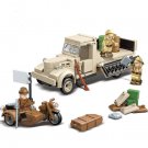 WW2 Japan Soldier Nissan 180 Truck Lgeo Compatible military Truck