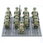 WW2 America Band of Brothers Commando Minifigures Lego Compatible WWII Normandy landing