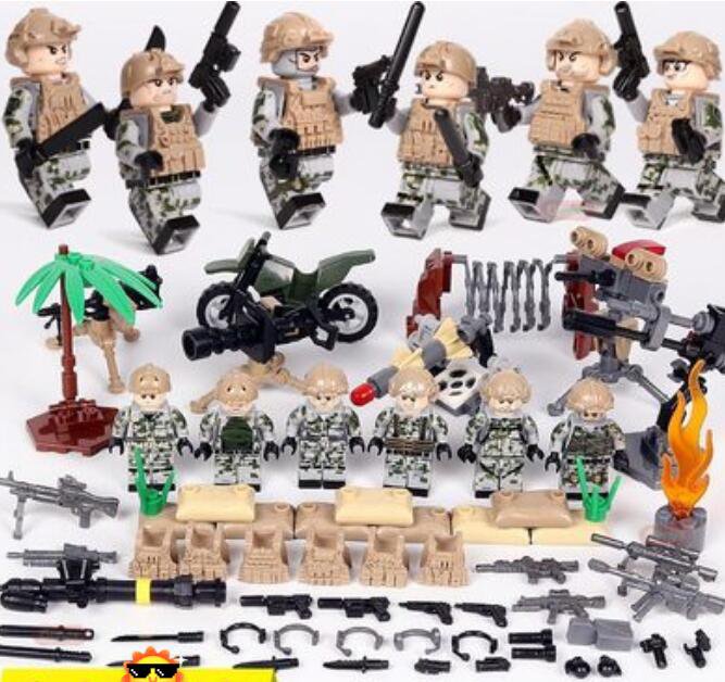 America 3rd Infantry Division Mechanized Minifigures Lego Compatible 