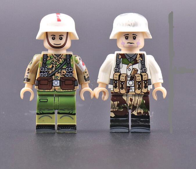 Ww2 Germany Medic Minifigures Lego Compatible Ww2 Military Set